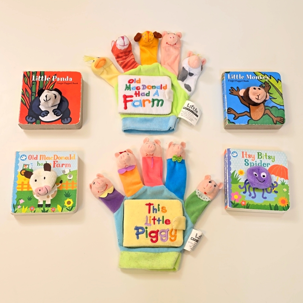 Little Scholastic and Cottage Door Press Finger Puppet Board Books